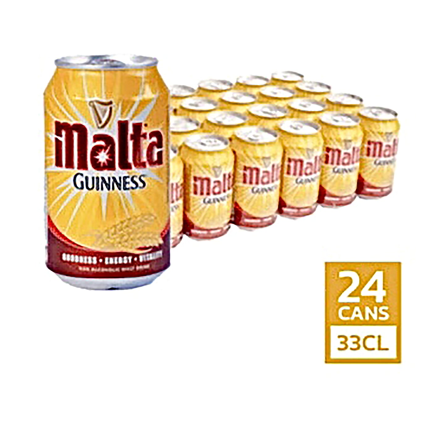 MALTA GUINNESS 24 PACK NON-ALCOHOLIC DRINK